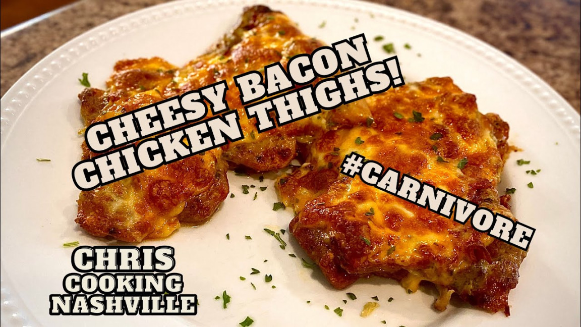 Cheesy Bacon Chicken Thighs: Subscriber Voted Carnivore Recipe!