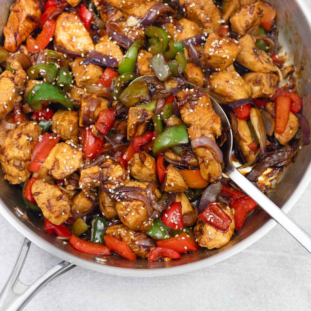 Chicken and Bell Pepper Stir Fry