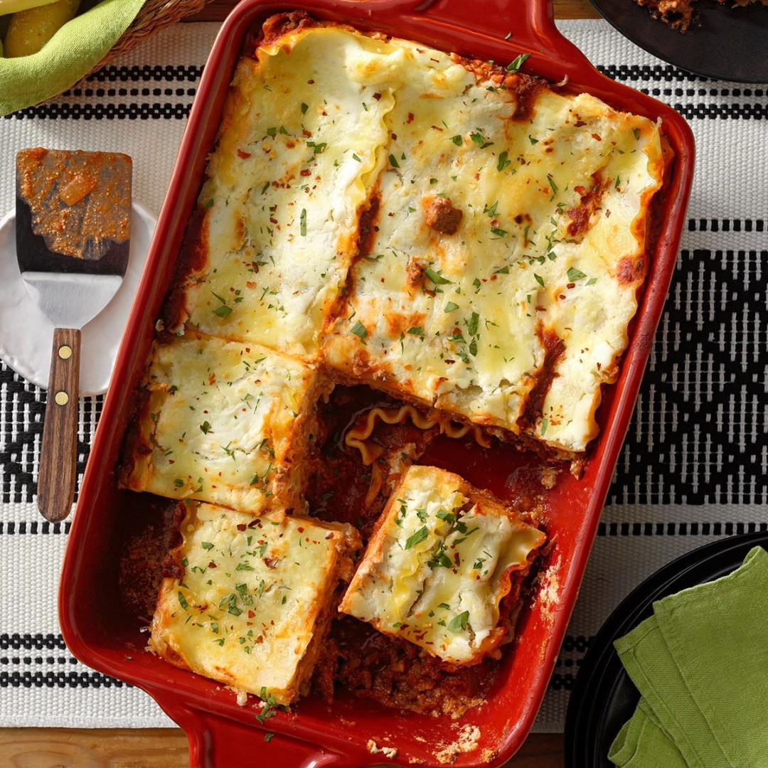 Creamy Beef Lasagna