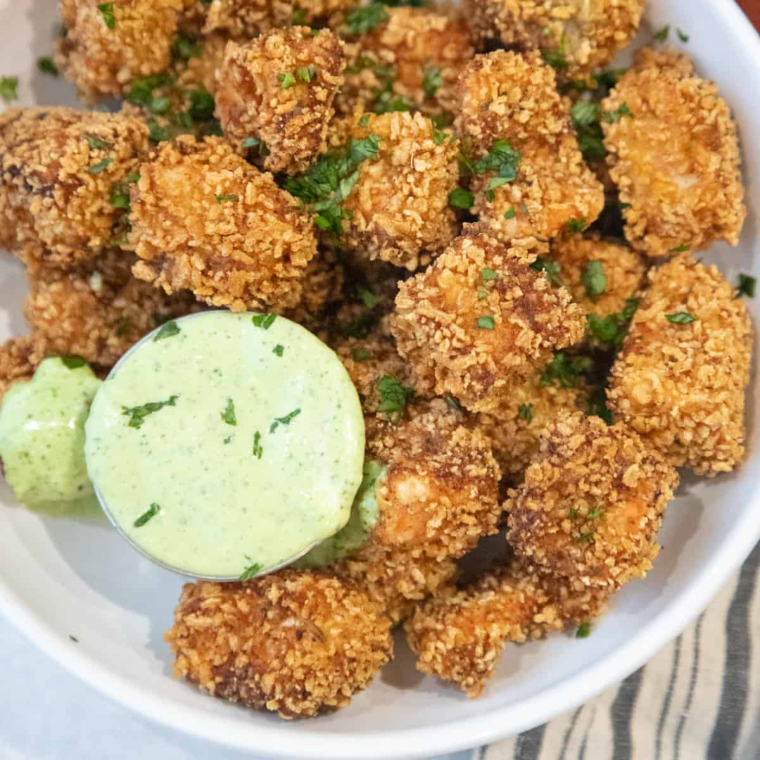 Crispy Fried Salmon Nuggets - The Hangry Economist