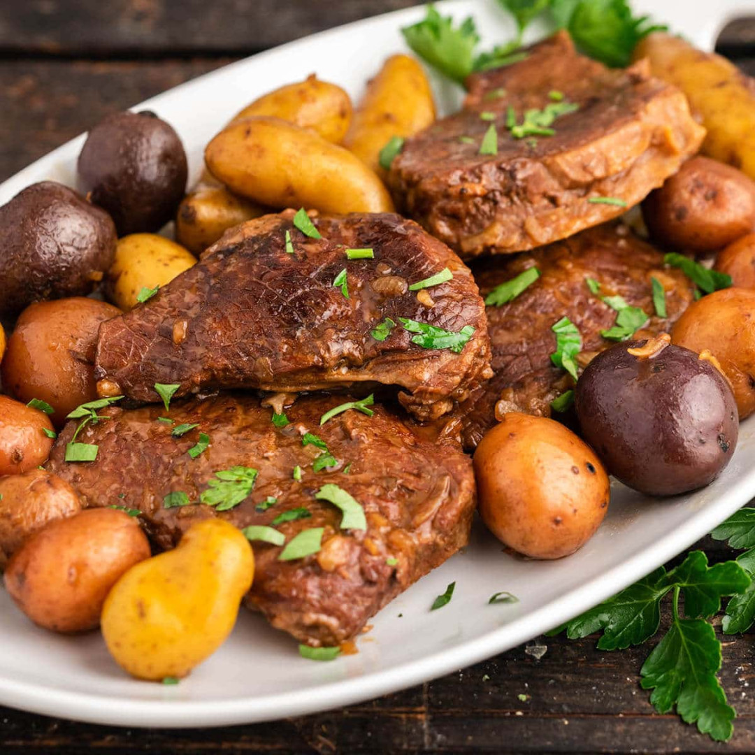 Crock Pot Steak and Potatoes