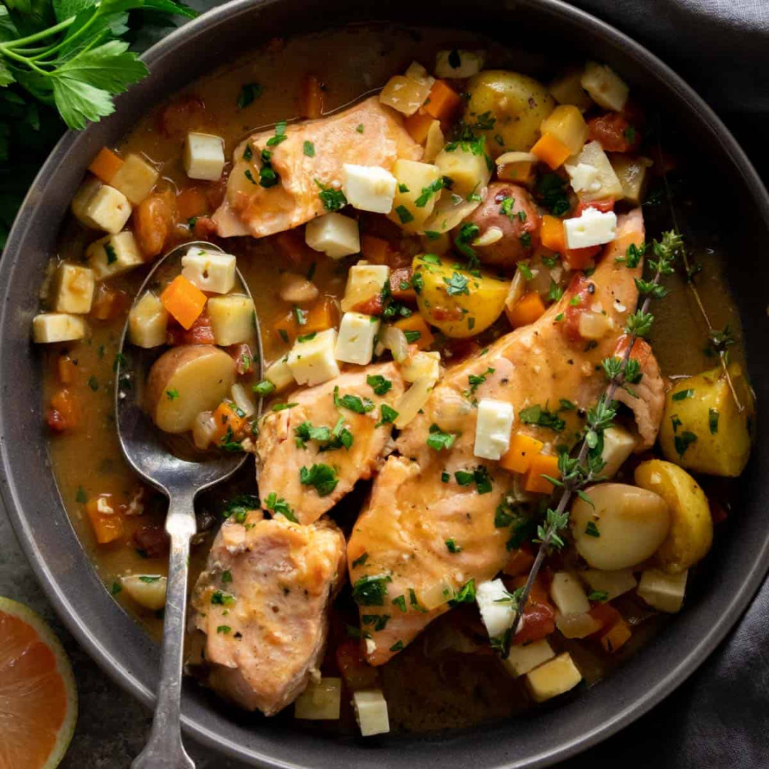 Easy One-Pot Salmon Stew