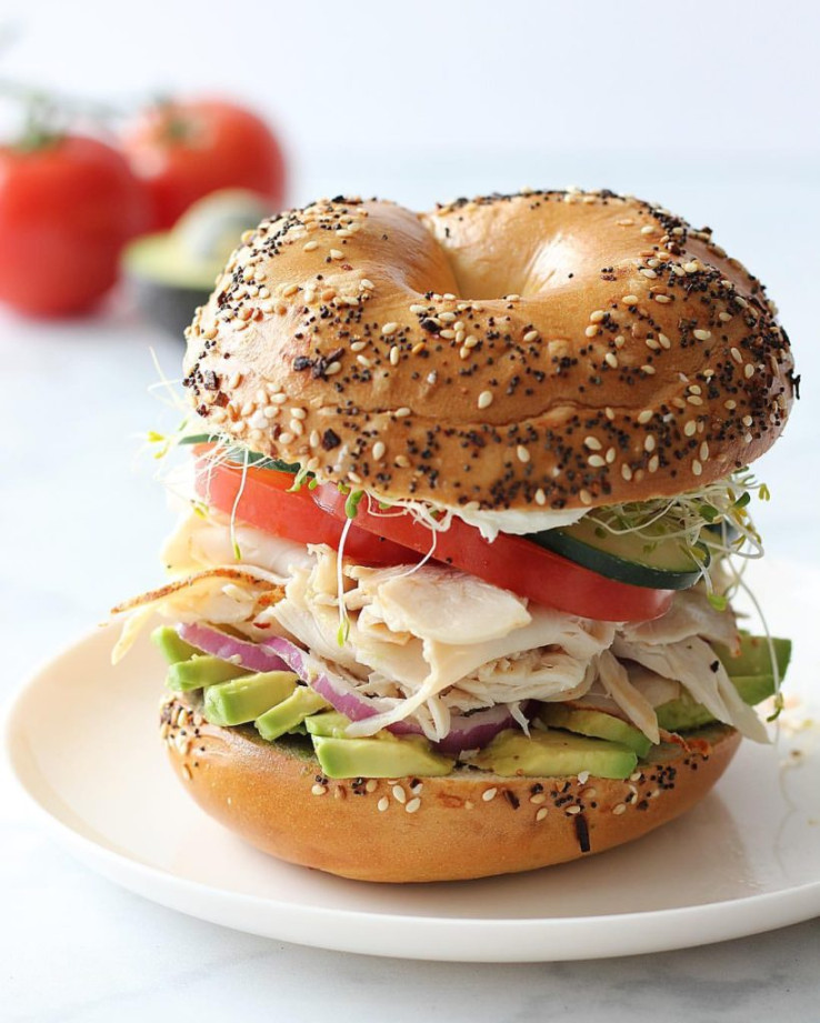 EVERYTHING BAGEL SANDWICH - Ambers Kitchen Cooks