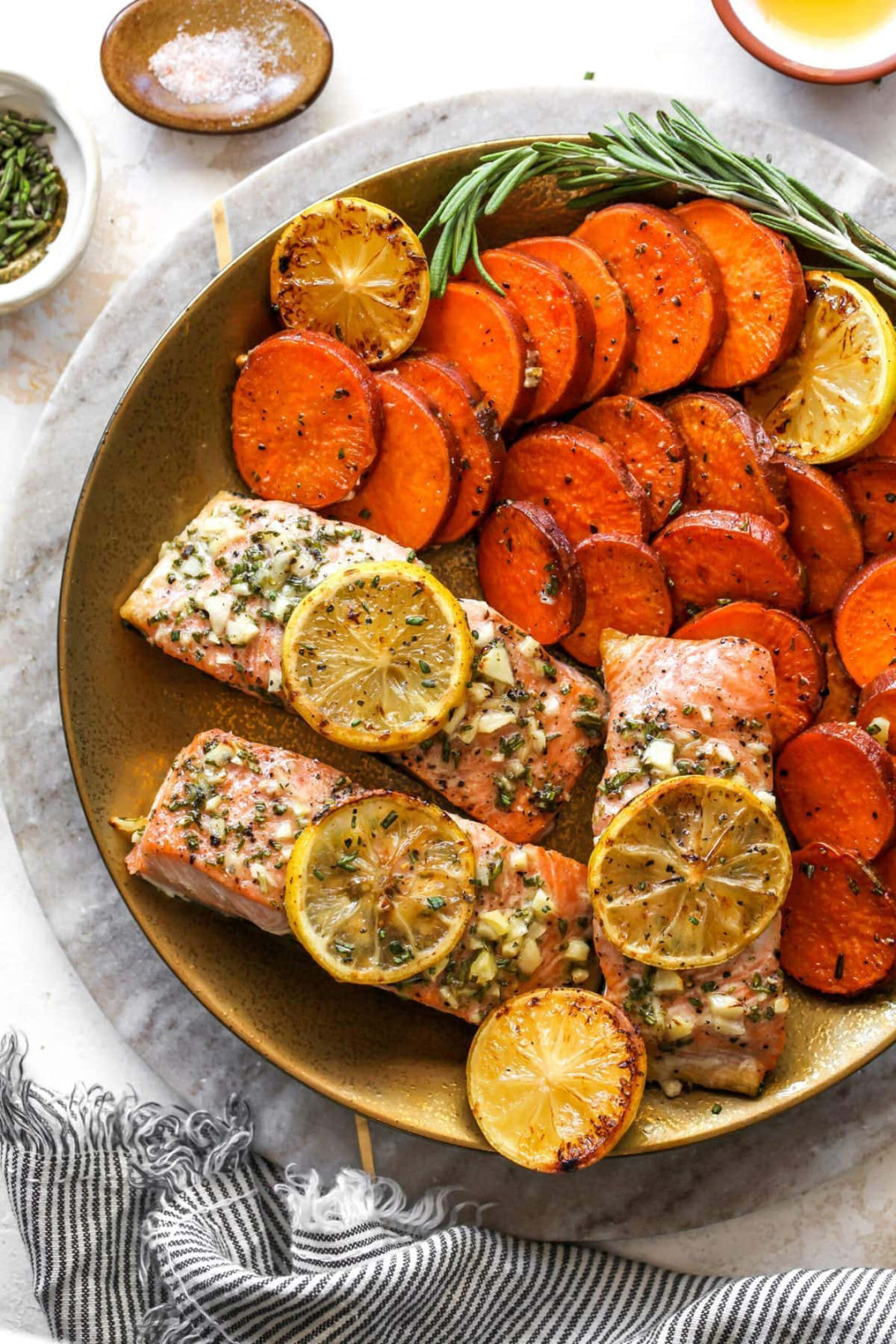 Honey Rosemary Baked Salmon