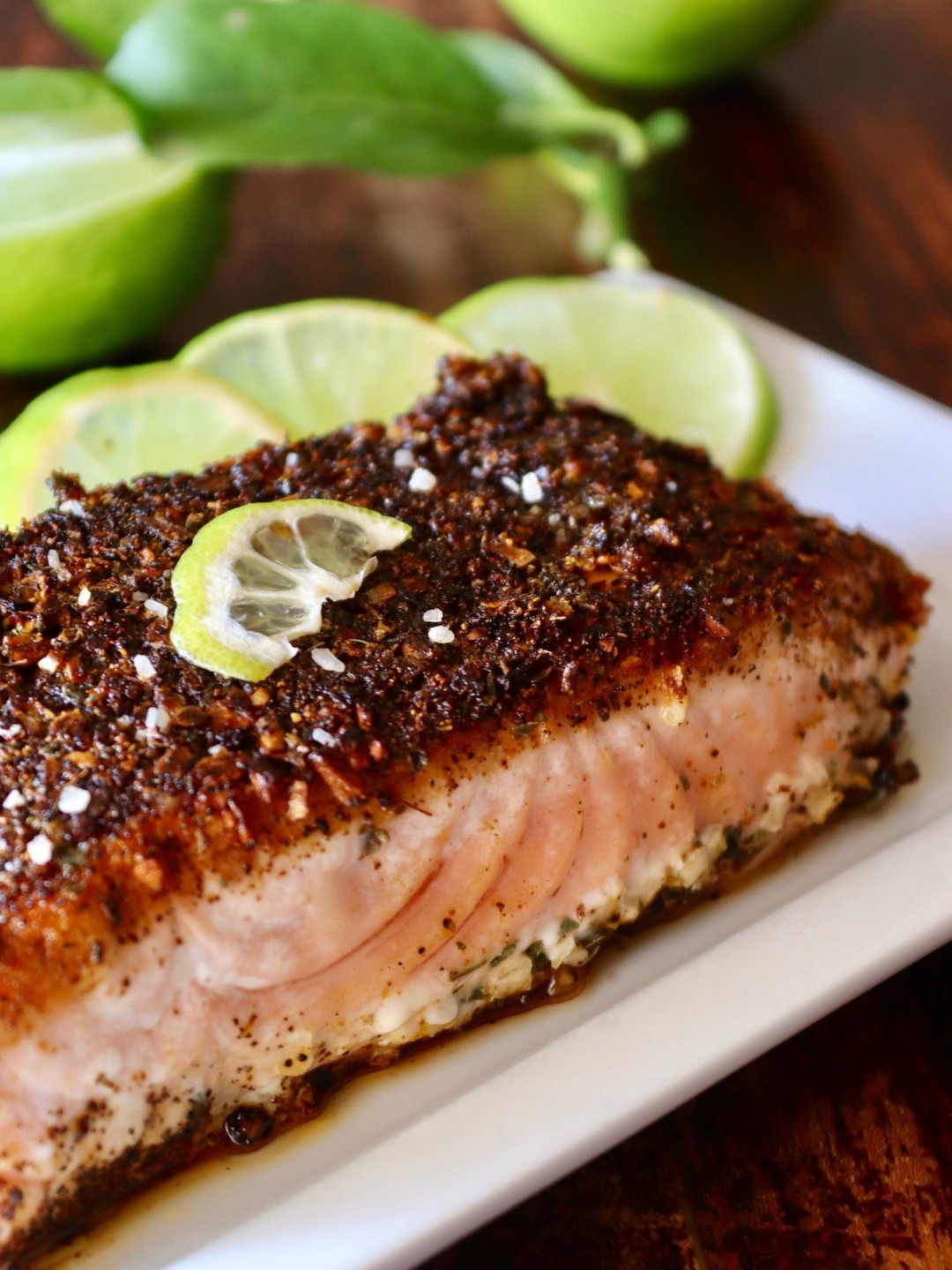 Mexican Blackened Salmon with Lime