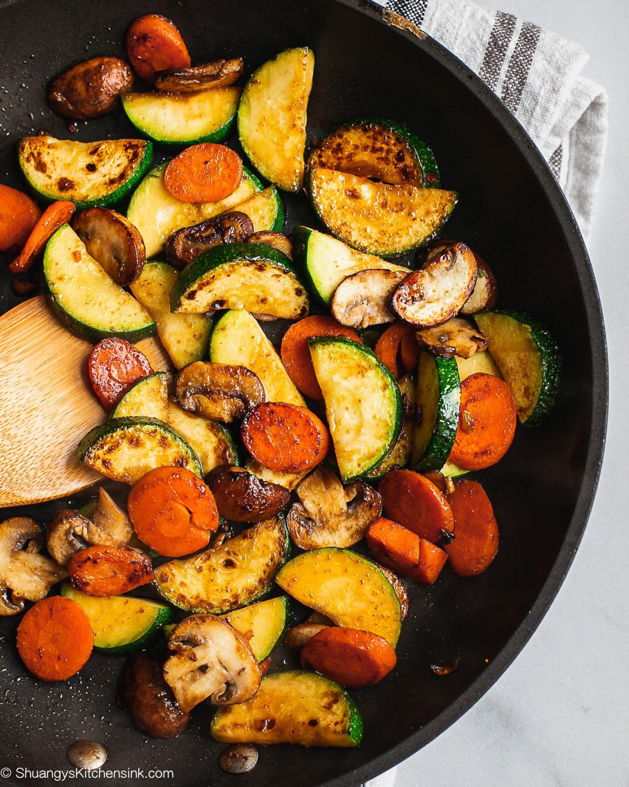 Minutes Zucchini Mushroom Stir Fry