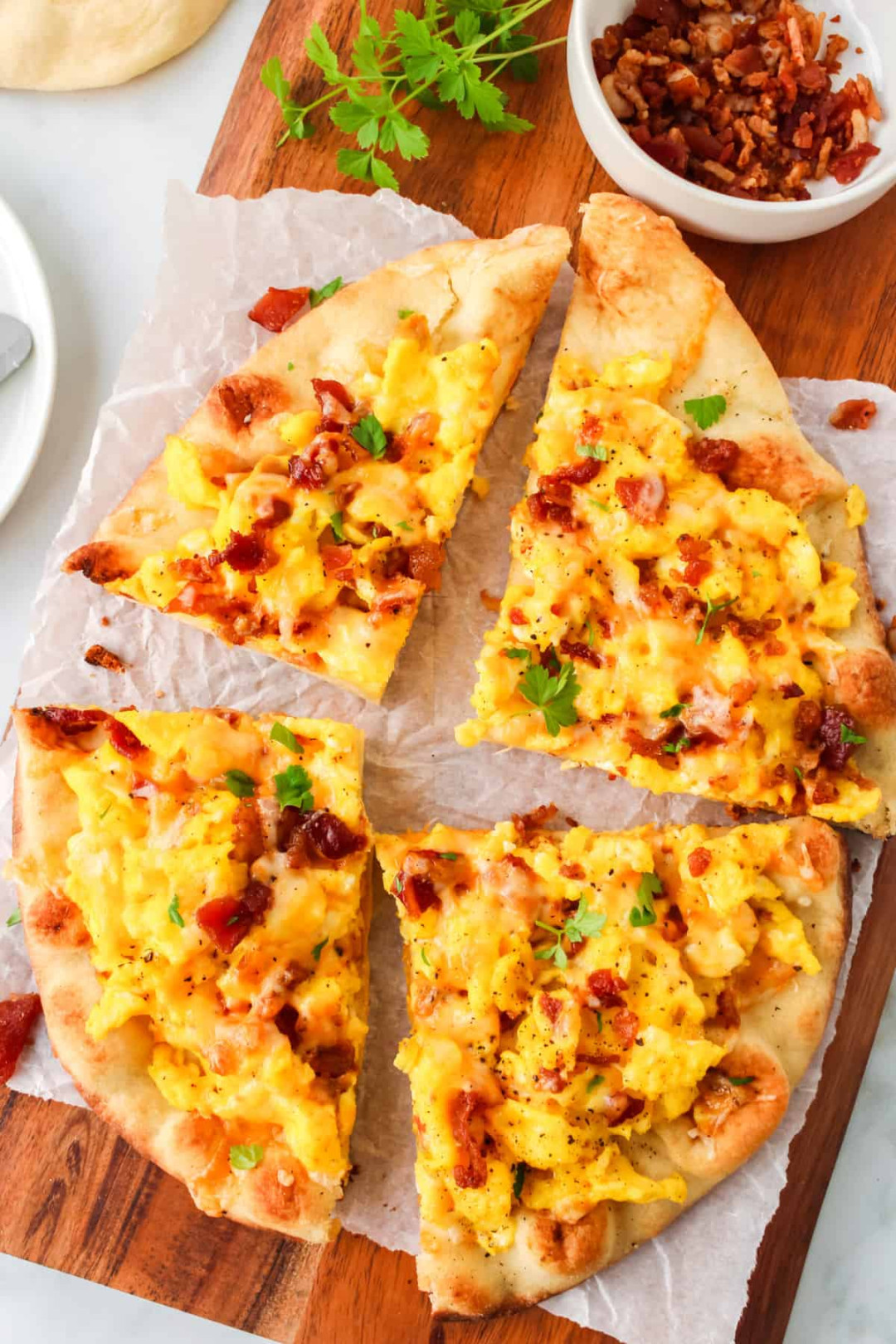 Naan Breakfast Pizza