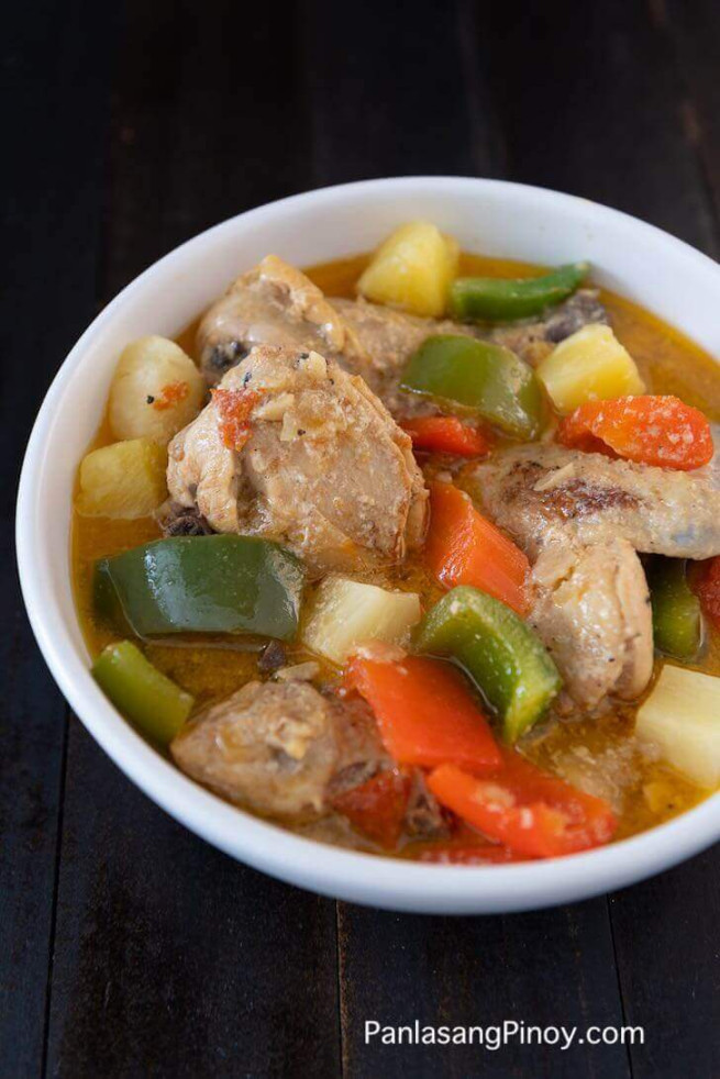 Pininyahang Manok (Pineapple Chicken)