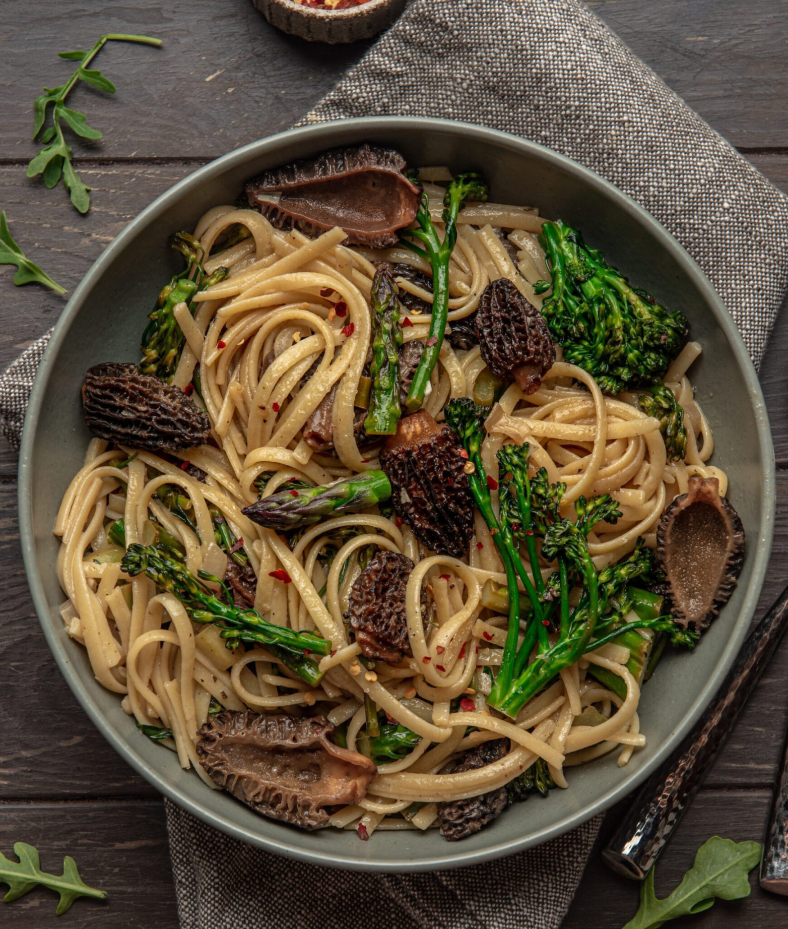 Simply Pasta: Vegan Morel Mushroom Pasta