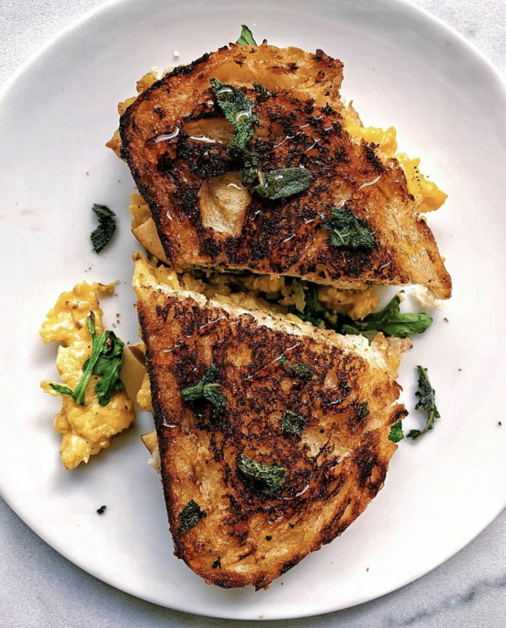 Sourdough Breakfast Grilled Cheese