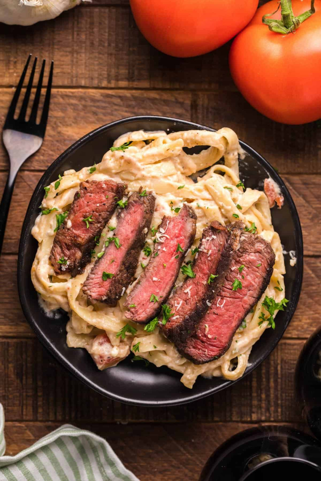 Steak Alfredo - easydinnerrecipes