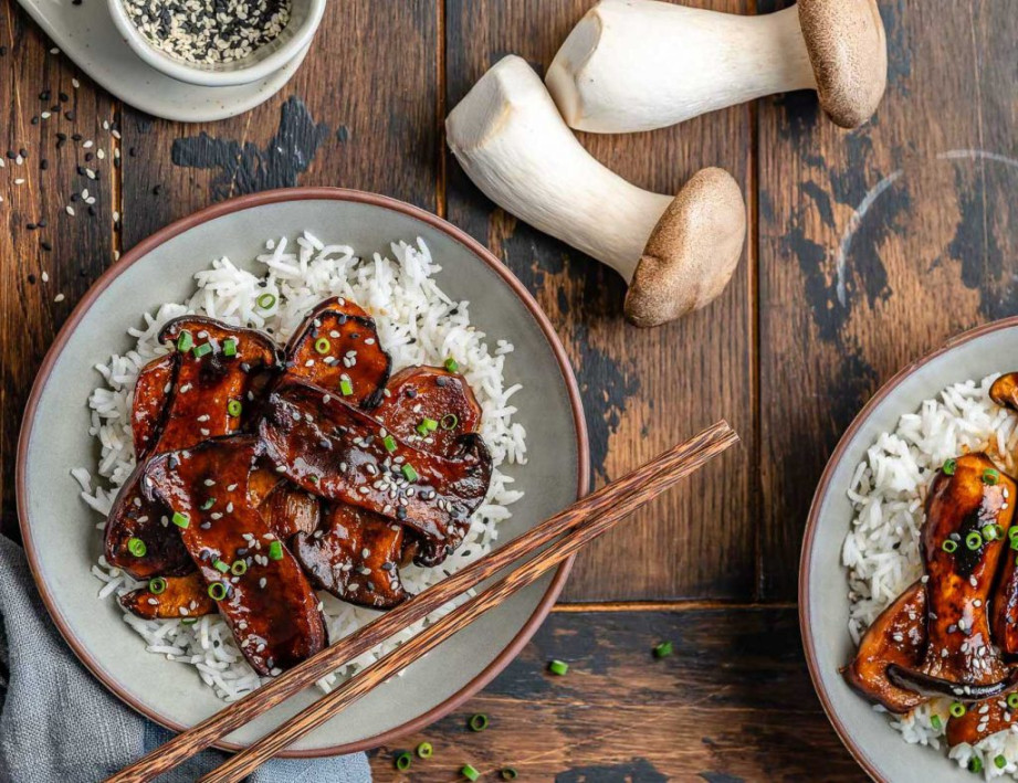 Teriyaki King Oyster Mushroom