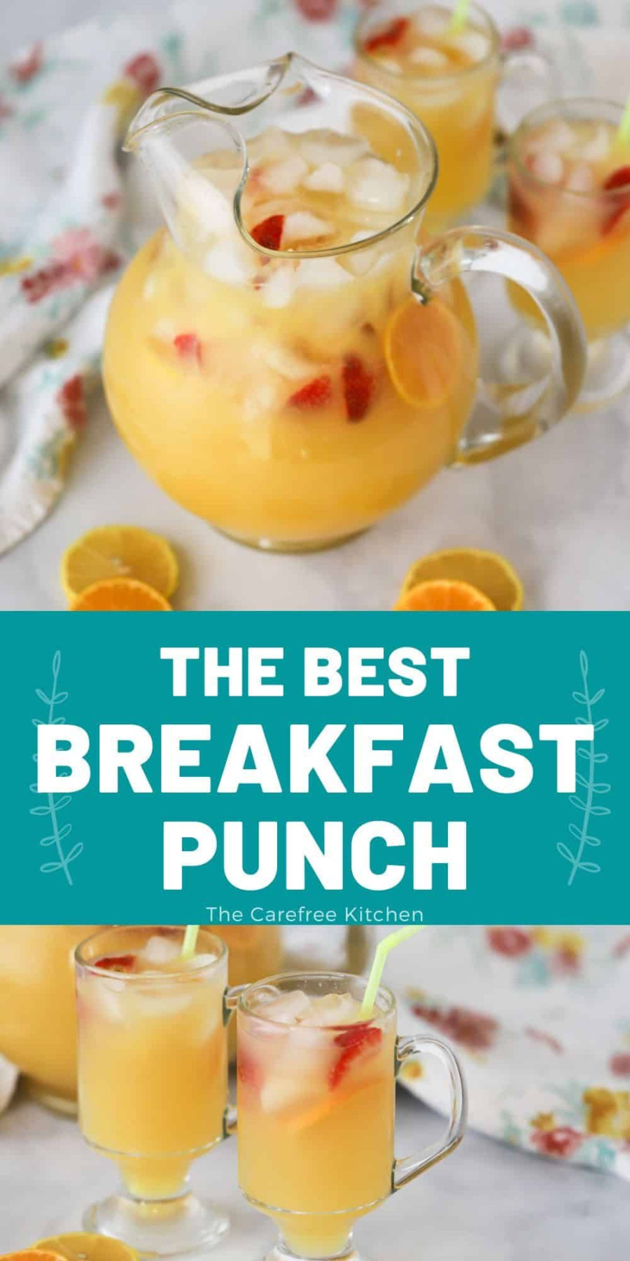 This easy Breakfast Punch is a fruity, flavorful, and refreshing