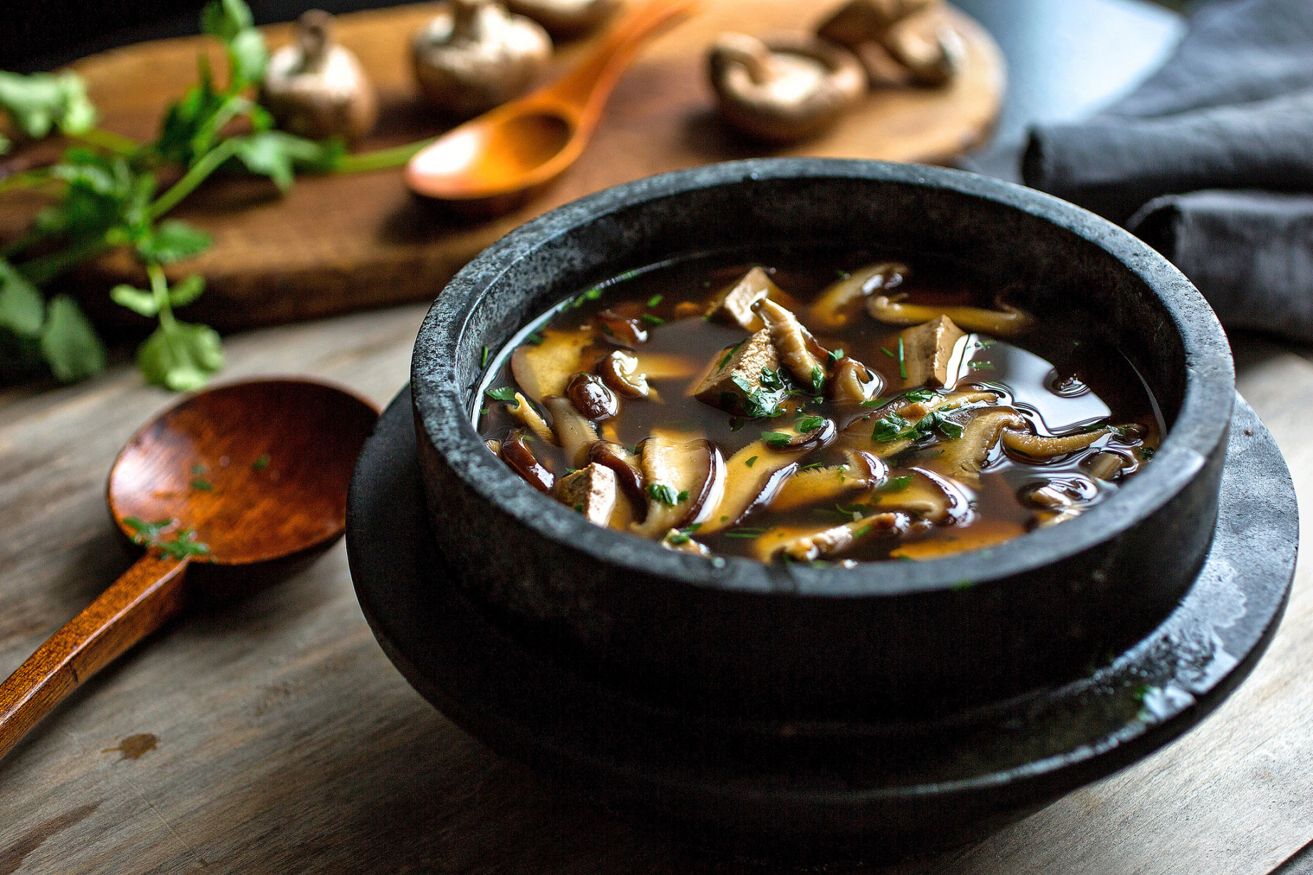 Tofu Mushroom Soup